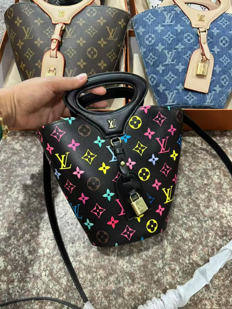 Black multicolour Louis Vuitton women’s mini bag