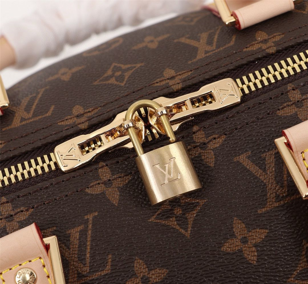 Louis Vuitton inspired monogram duffle bag top handle design