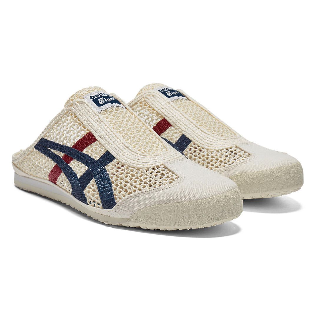 MEXICO 66 SABOT Birch mules with Peacoat Tiger Stripes