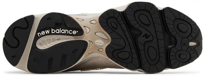 Outsole view of New Balance 1000 Sea Salt sneakers