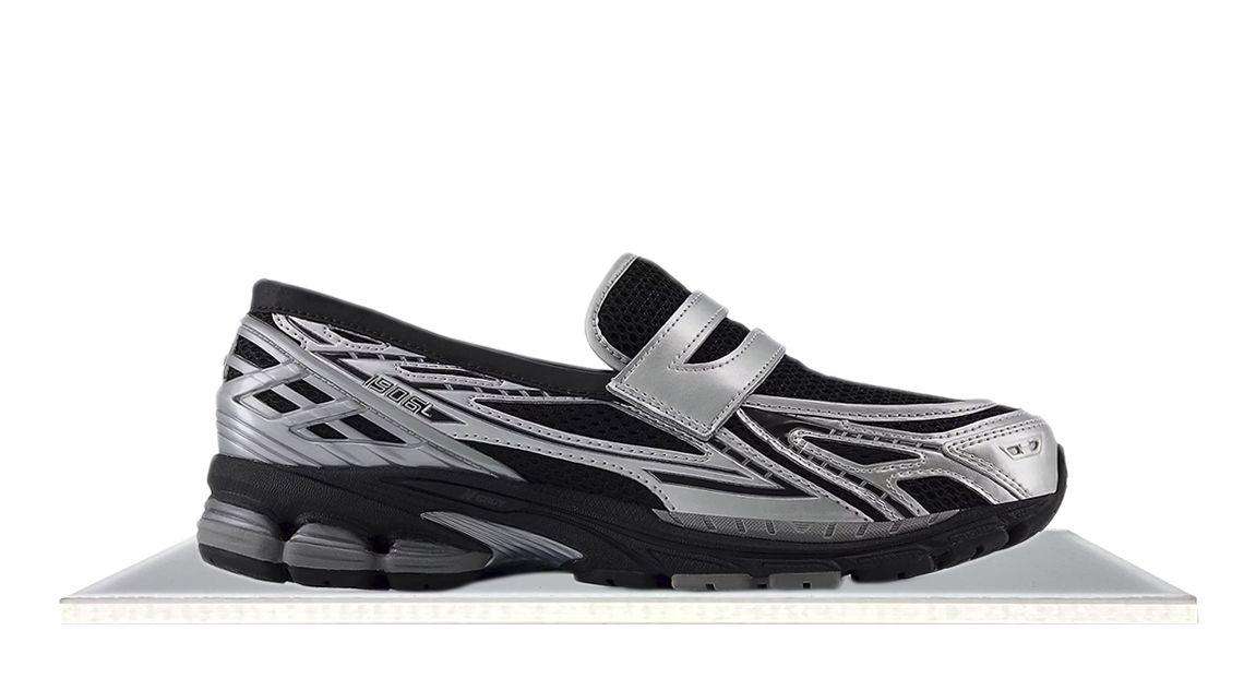 New Balance 1906L silver metallic black side profile
