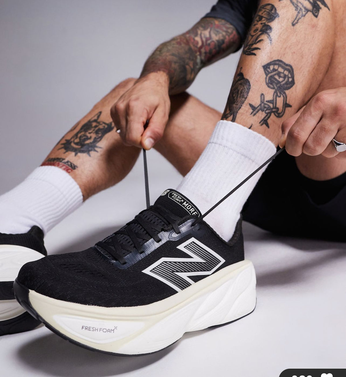 New Balance Fresh Foam shoes styled for casual wear