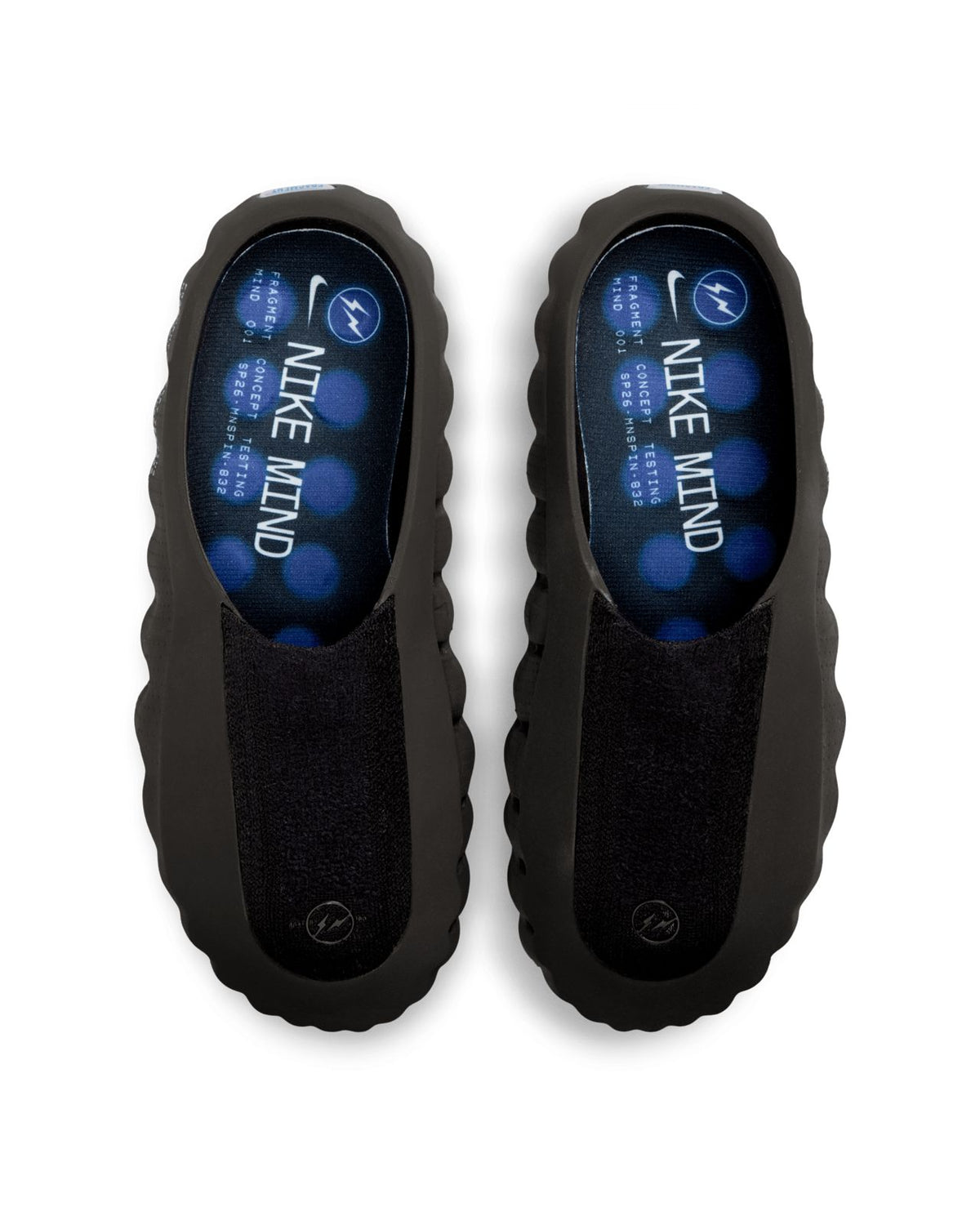 Top view of Nike Mind 001 men’s pregame mules