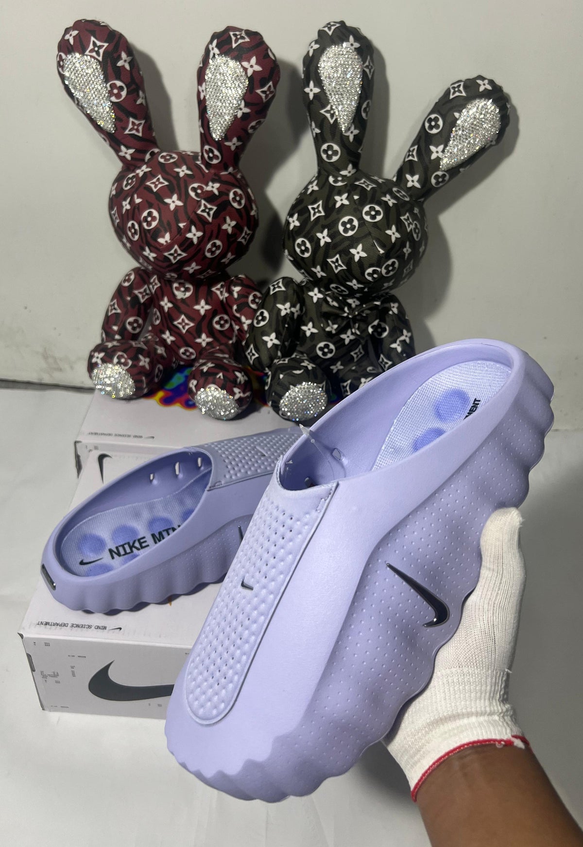 Nike Mind 001 Palest Purple women's mules at Aone Brands Dubai