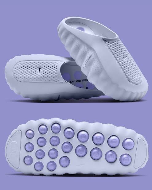 Nike Mind 001 Palest Purple women's mules outsole view