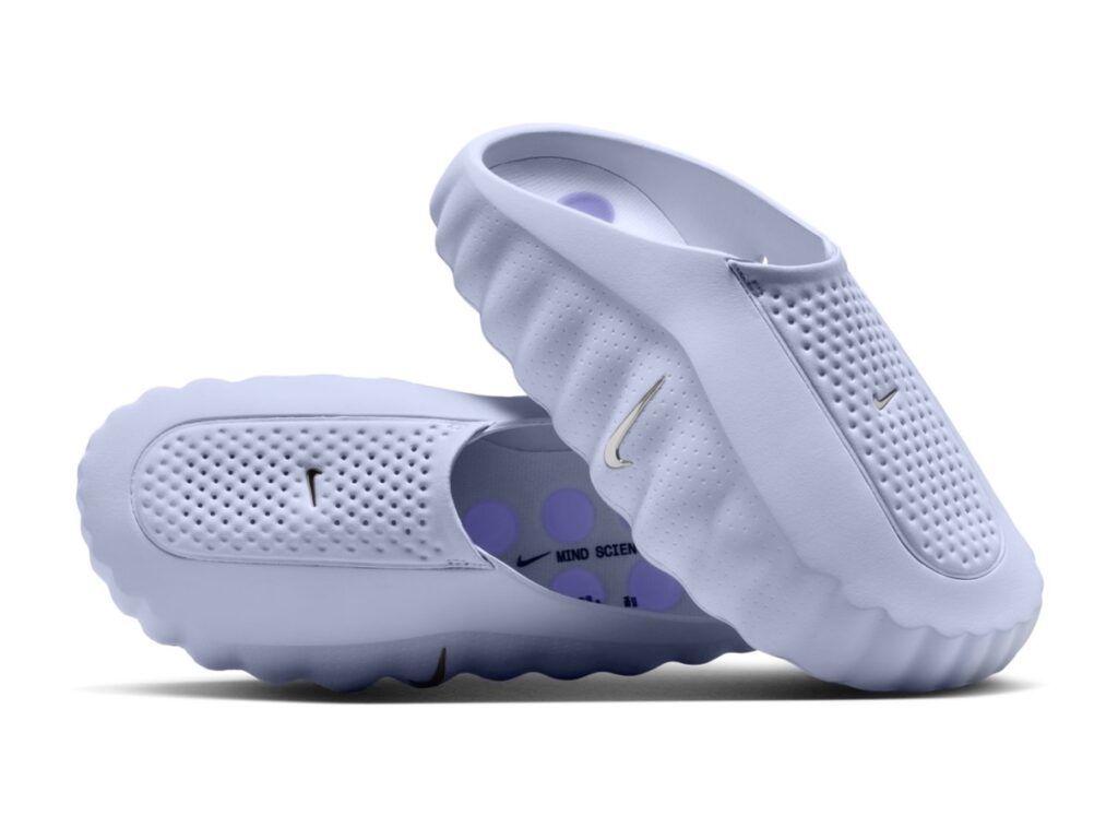 Nike Mind 001 Palest Purple women's mules pair view