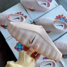 Nike Mind 001 Pink Smoke women's slip on shoes detail view