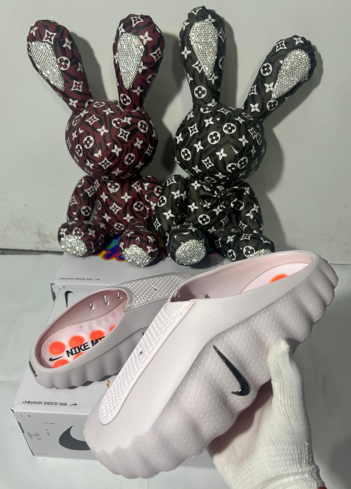 Nike Mind 001 Pink Smoke women's mules product view