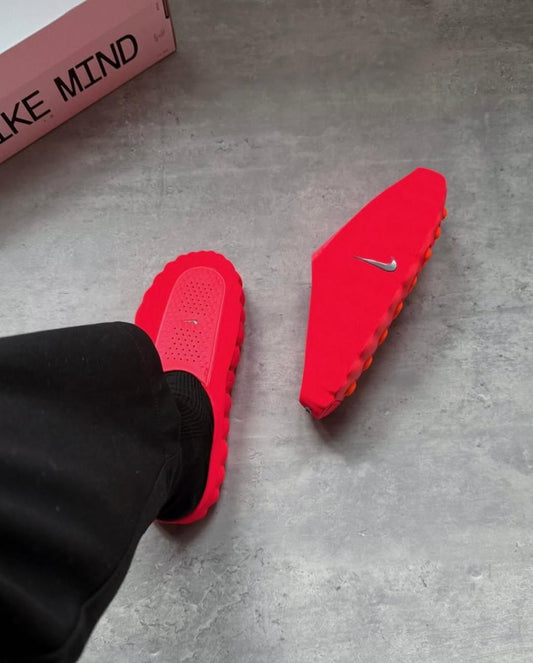 Nike Mind 001 Solar Red Hyper Crimson mules at Aone Brands Dubai