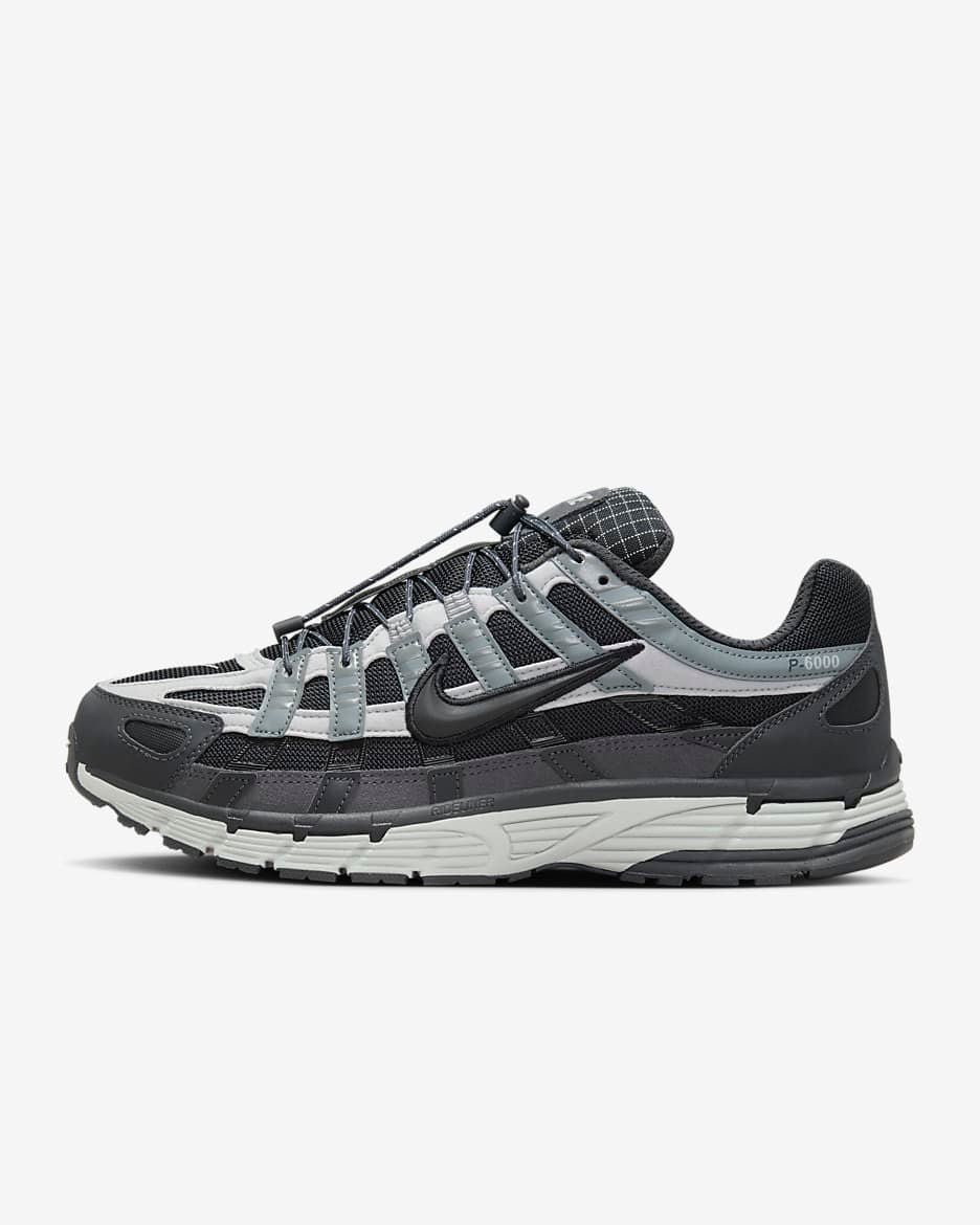 Nike P-6000 black Anthracite sneaker side profile