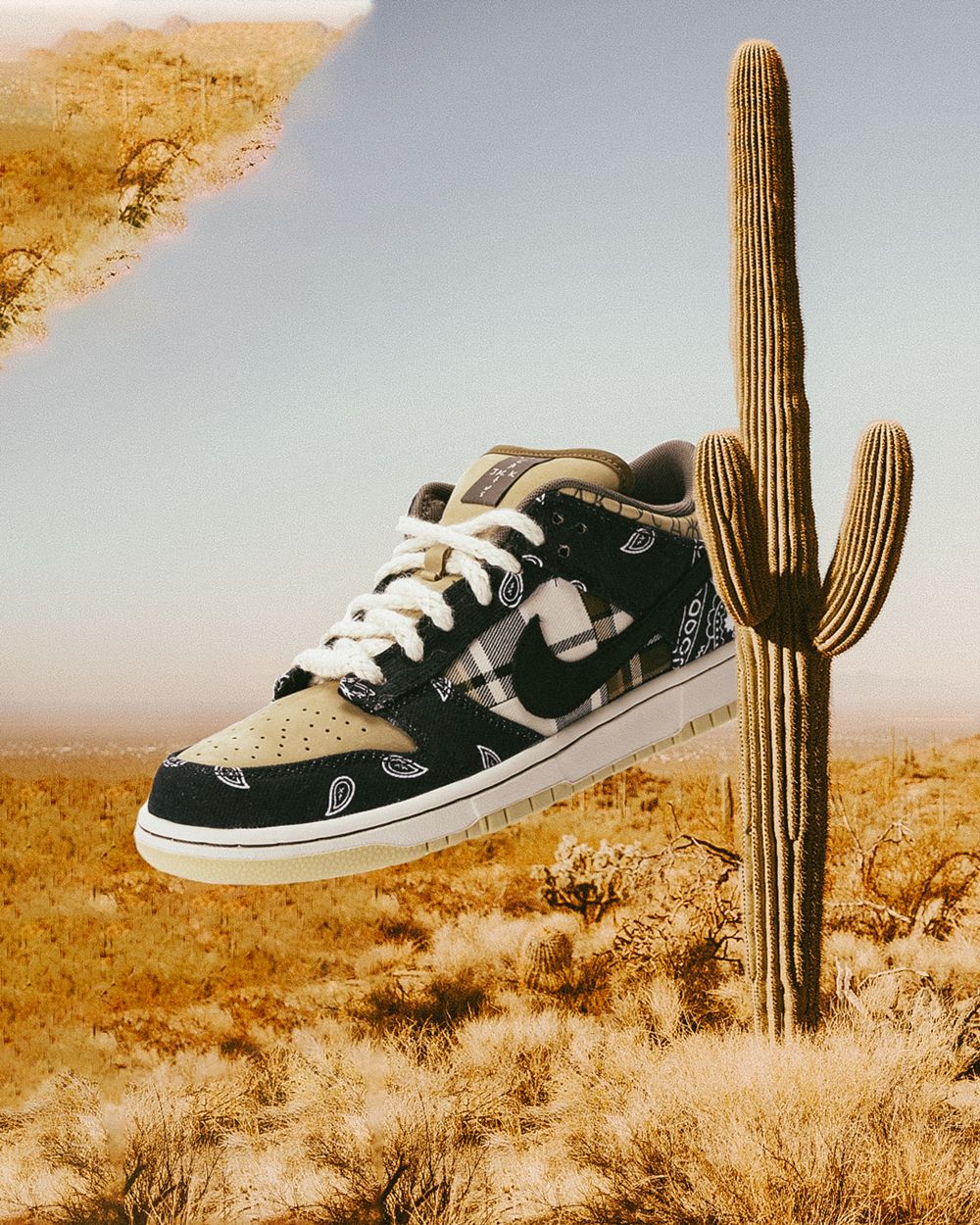 Nike SB Dunk Low Cactus Jack lifestyle view