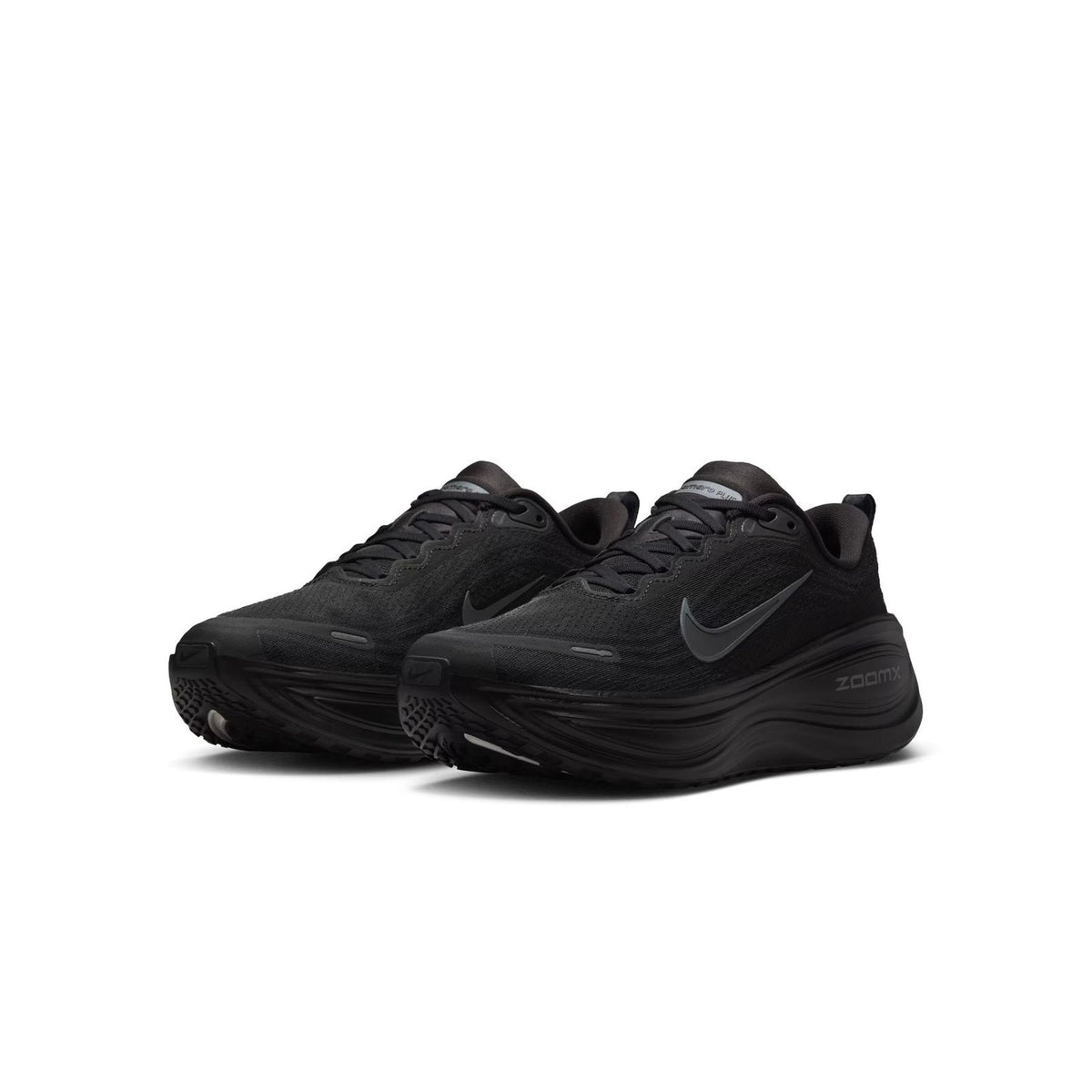 Pair of black Nike Vomero running shoes