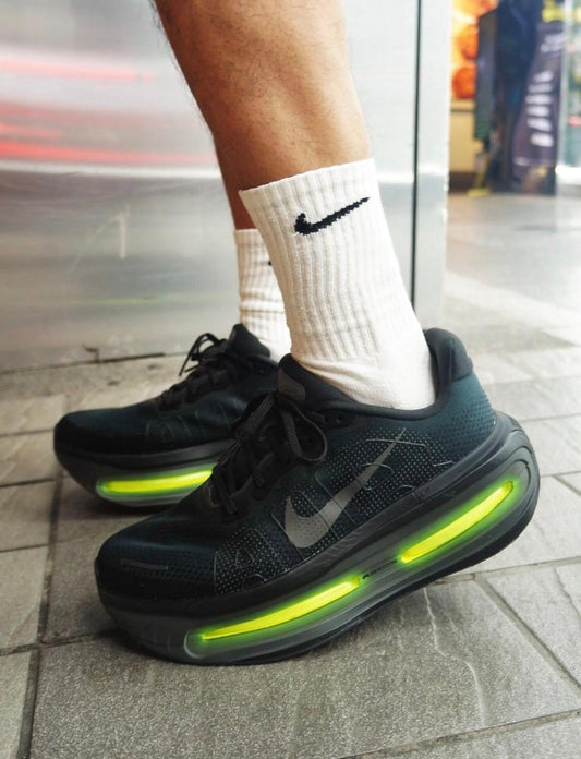 Nike Vomero Premium Black Anthracite Volt sneakers at Aone Brands Dubai
