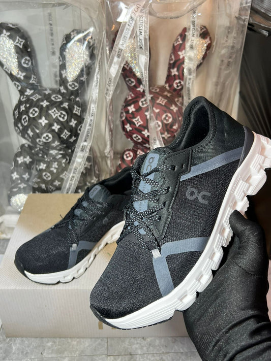 On Cloud black and grey sneakers available in UAE