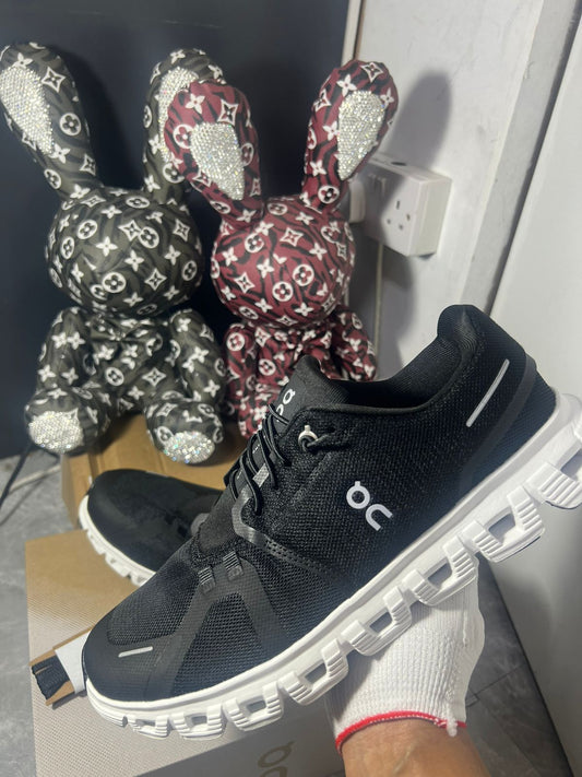 On Cloudmonster All Black men’s running shoes