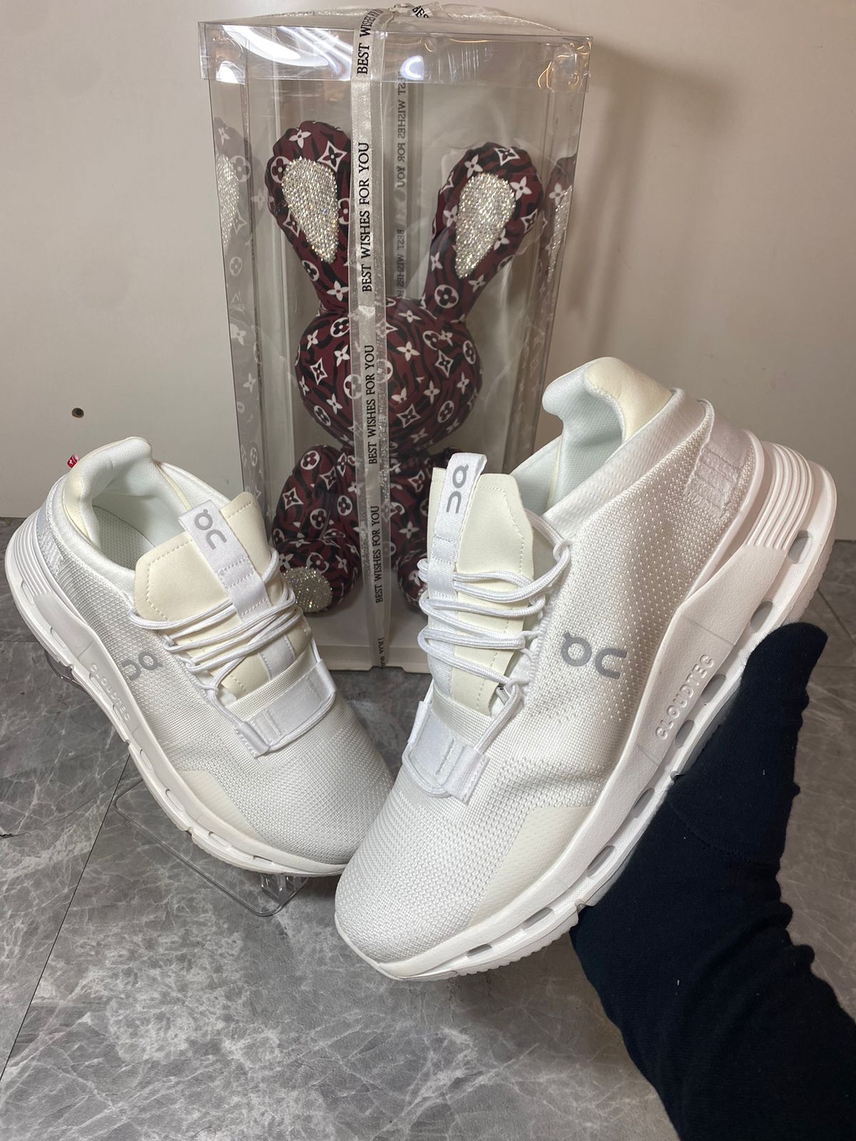 On Cloudnova white sneakers available in UAE