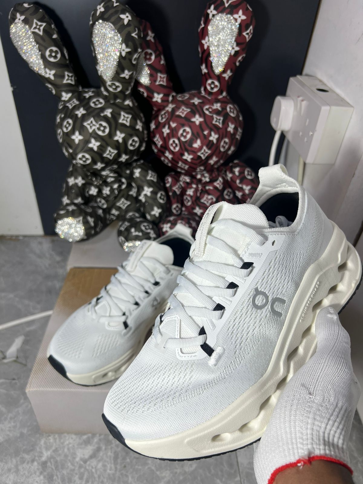 On Cloudsurfer Max white sneakers at Aone Brands Dubai