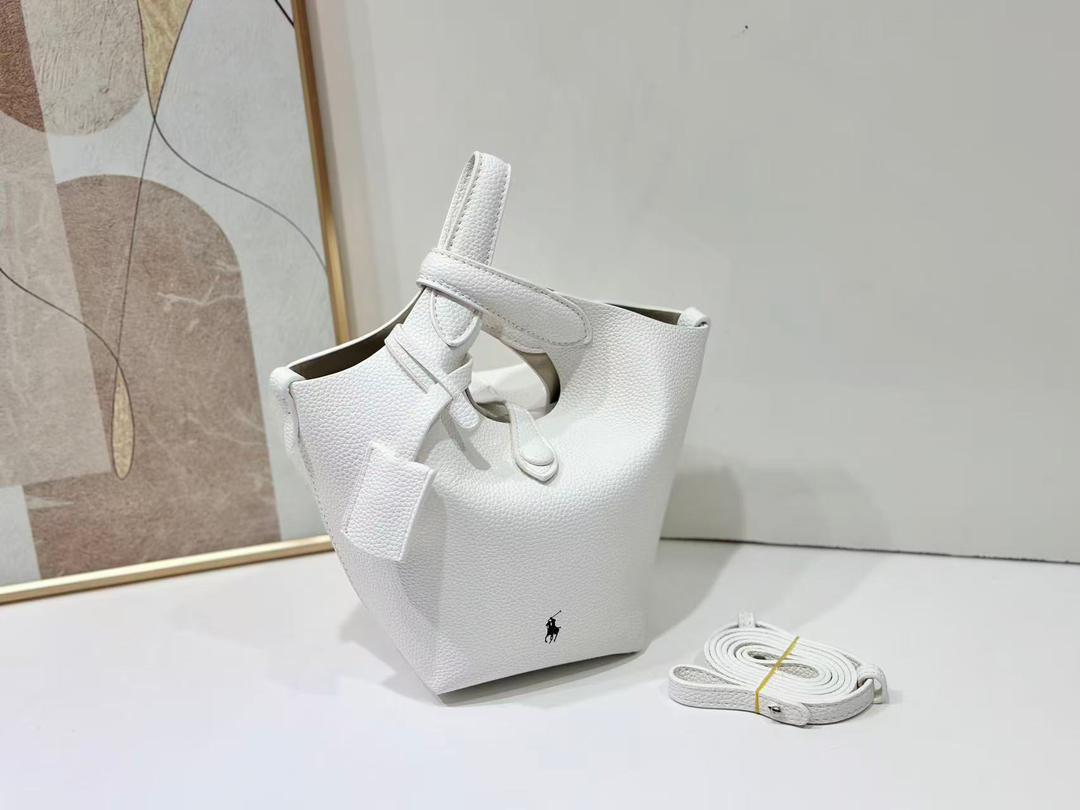 White Polo women's handbag with elegant structured shape