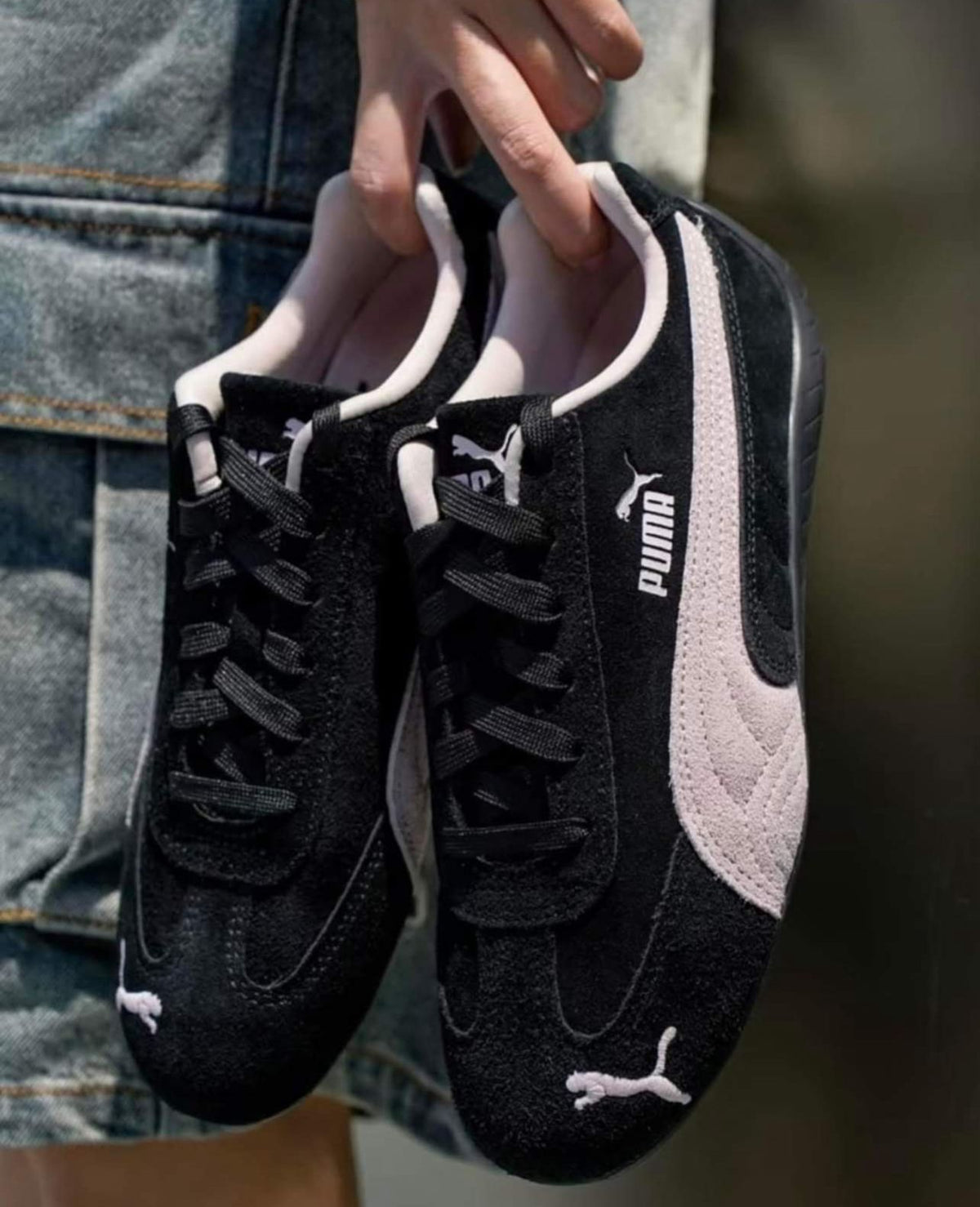 PUMA Speedcat OG Black Mauve Mist sneakers