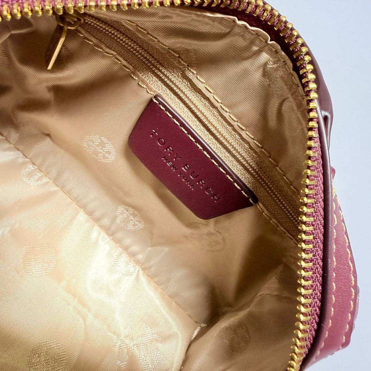 Interior compartment of Tory Burch style handbag