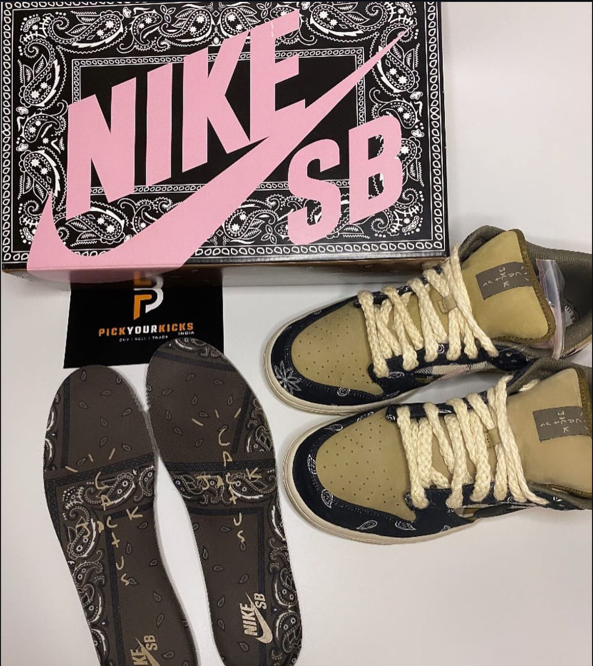 Travis Scott x Nike SB Dunk Low Cactus Jack with special box