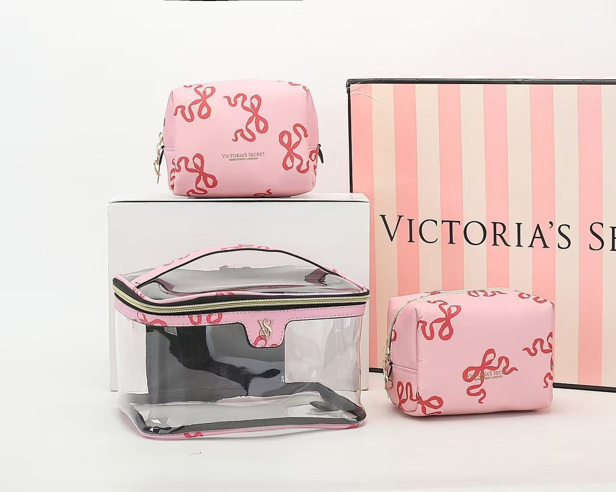 Victoria's Secret travel pouch set for beauty essentials